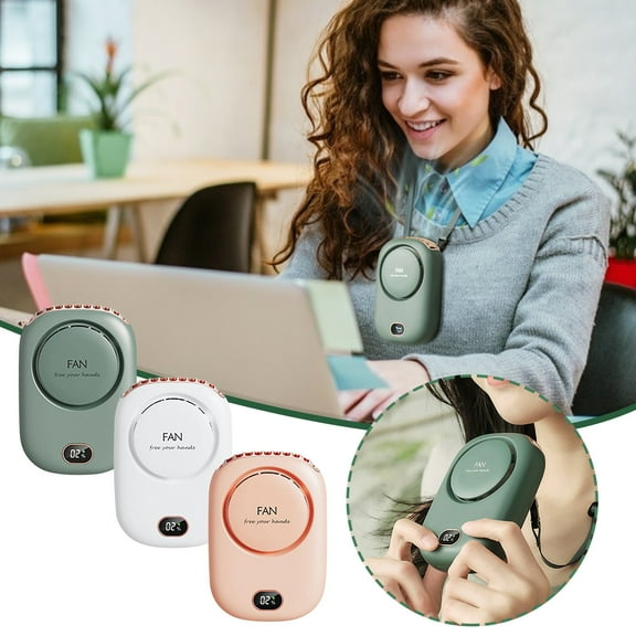 Djunllk Cooling Fans That Blow Cold Air, Small USB Desk Fan Portable Fan Air Cooler, Quiet Personal Fan for Bedroom Home Office