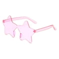 thumbnail image 1 of Djunllk Funny Sunglasses for Adults Womens Men Frameless Lightweight Decorative Star Slim Sunglasses for Pool Beach Party, 1 of 5