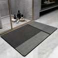 thumbnail image 1 of Djunllk Diatomaceous Bath Rug - Highly Absorbent Quick Drying Non-Slip Backing Bathroom Entry Mat & U Shape Toilet Rug, 15 x 23 inch, 1 of 8