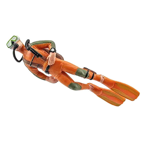 Djunllk Diver Fish Tank Decoration Aquarium Accessories Lovely Mini Diver Aquarium Fish Tank Ornament, Fish Tank Decorations
