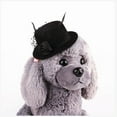 thumbnail image 1 of kladzum Dog Hat for Small Dogs Cats Party Holiday Cap, Pet Summer Cap Dog Hat Visor Hat Cap Feathers Lace Hat, Puppy Hats Pet Costumes Accessories, 1 of 1