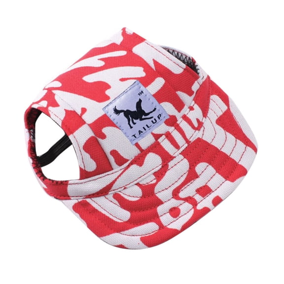 kladzum Dog Hat for Small Dogs, Dog Baseball Cap Hat with Ear Holes, Pet Summer Canvas Cap Dog Baseball Visor Hat Dog Outdoor Sport Sun Protection Baseball Hat Pet Casual Cap, Summer Travel Sport Hat