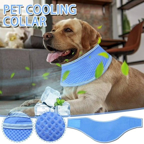 kladzum Dog Ice Bandana Pet Bandana Dog Collar Bandanas Summer Pet Bandana Dog Scarf Chill Ice Collar