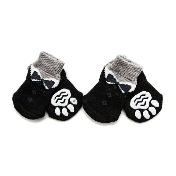kladzum Dog Shoes for Small Dogs, Pet Indoor Anti-Slip Socks Dogs Cats Paw Protection Traction Gel, Outdoor Dog Boots