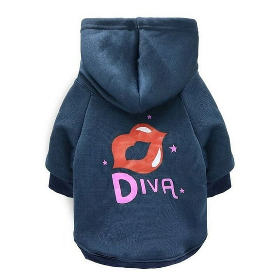 kladzum Dog Sweater Hoodie Dog Sweatshirt Casual Dog Clothes Warm Coat Jacket Clothing for Dogs, Dog Clothes for Winter/Fall