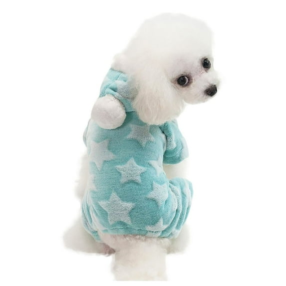 kladzum Dog Sweaters Dog Warm Shirt Pet Dog Hooded Four Feet Pajamas Soft Printed Comfortable Paja Puppy Clothes, Dog Sweaters, Small Dog Coat Warm Sweartershirts
