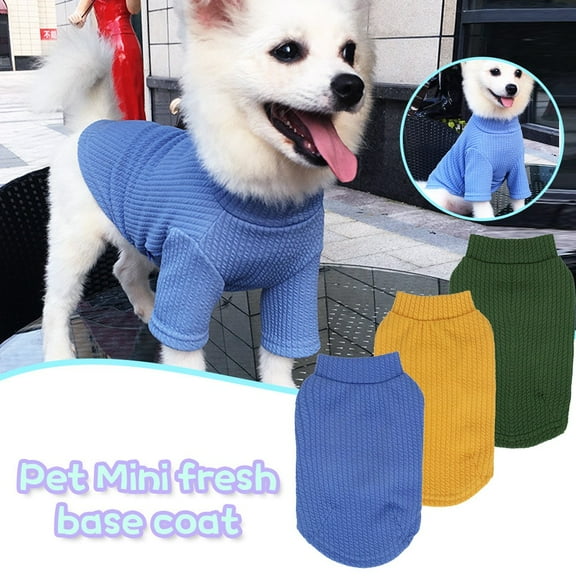 kladzum Dog Sweaters Dog Warm Shirt Pet Dog Warm Two-Legged Clothes Winter Bottoming Shirt Clothes Sweater, Dog Sweaters, Small Dog Coat Warm Sweartershirts