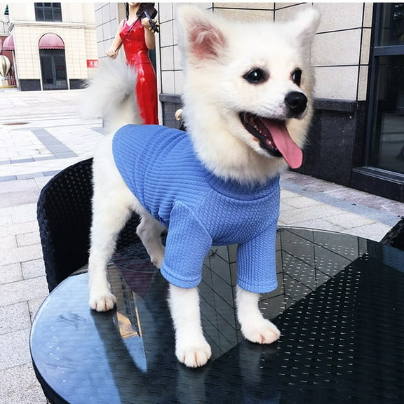 kladzum Dog Sweaters Dog Warm Shirt Pet Dog Warm Two-Legged Clothes Winter Bottoming Shirt Clothes Sweater, Dog Sweaters, Small Dog Coat Warm Sweartershirts