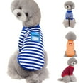 thumbnail image 1 of kladzum Dog Sweatshirts, Soft Dog Clothes Pet Coats, Fashion Pet Spring and Summer Stripe Costumes Pet T-Shirt Dog Sweater, 1 of 3