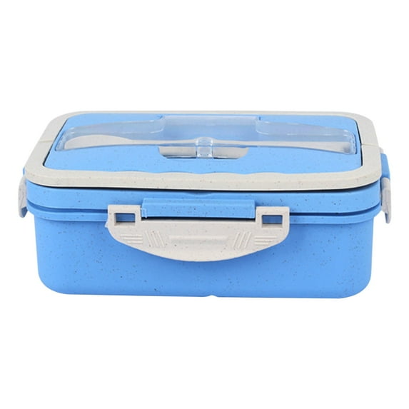kladzum Double-layer Bento Box Japanese-style Microwave Lunch Box Office Worker Reducing Meal Divided Lunch Box, Lunch Box Containers