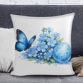 thumbnail image 1 of Djunllk Easter Pillow Covers 17x17, Spring Cozy & Breathable Holiday Home Farmhouses Decorative Pillowcases, 1 of 5
