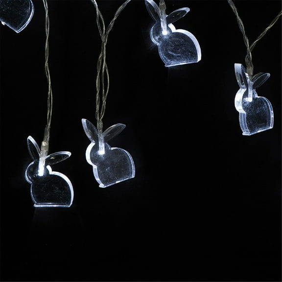 Djunllk Easter String Lights - LED Outdoor Indoor String Lights for Home Garden Spring Easter Decorations