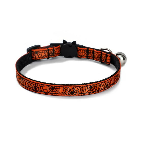 kladzum Halloween Dog Collar, Halloween Pet Dress Up Collar with Funny Accessories Pet Supplies Fall Bowtie Dog Collar Holiday Pet Collar