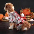 thumbnail image 1 of Djunllk Halloween Dog Costume New Halloween Pet Clothing Horror Spider Small and Medium Sized Dog Clothing with Four Sizes Suitable for Dogs Weighing 3.3 To 16.5 Pounds, Pet Holiday Party Clothes, 1 of 6