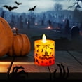 thumbnail image 1 of Djunllk Halloween Flameless Candles Battery Operated Candles Classic Pillar Fake LED Electric Candles Festival Decor Light for Halloween Christmas Wedding Party Home Decor, 1 of 6