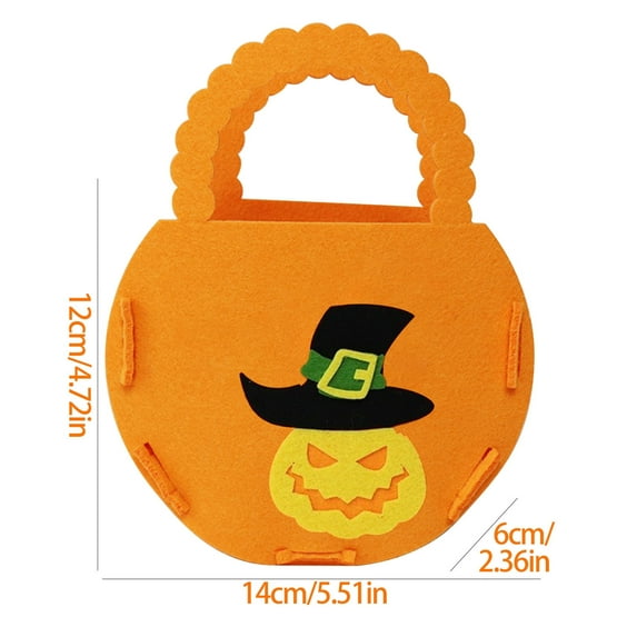 Gifts for Kids! Djunllk Halloween Candy Bags Small Children Trick or Treat Bags Reusable Holiday Candy Container Halloween Party Supplies, Halloween Decorations