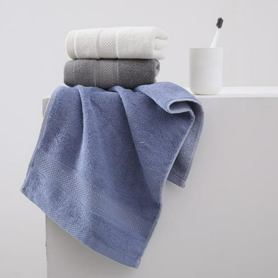 Djunllk Hand Towels Textured Cozy Soft, Premium Microfiber Hair Towel Highly Absorbent, Washcloths Basic Bathroom Towels for Bathroom Hotels Gym, 29.5" x 13.8"