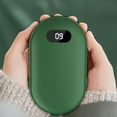 thumbnail image 1 of Djunllk Hand Warmers Rechargeable - Cute Pebble-Shaped Portable Electric Hand Warmers, USB Charging, Digital Display, Winter Heated Hand Warmers, 1 of 6