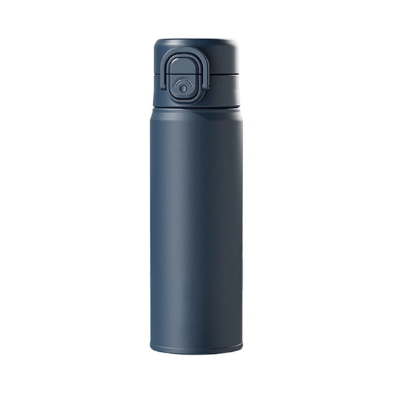 Djunllk Insulated Stainless Steel Water Bottle with Straw, Locking Flip Lid Sports Water Bottle for Travel