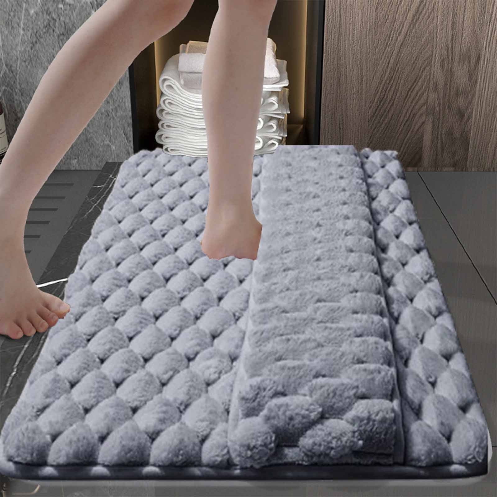 Water Absorption Rug Djunllk Memory Foam Bath Mat Rug, Comfortable, Soft, Super Water ...