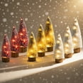 thumbnail image 1 of Djunllk Mini Christmas Tree with Lights Aesthetic Cedar Golden Small Christmas Tree LED Illuminated Tabletop Artificial Xmas Tree Gift Holiday Party Decoration for Home Office, 7.8in/20cm, 1 of 6