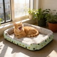 thumbnail image 1 of Djunllk Orthopedic Cat Bed for Indoor Cats Washable Comfy Sleeping Pad Soft Pussy Pet Couch for Puppy Kitten Small Pets Puppies, 1 of 1