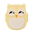 thumbnail image 1 of kladzum Owl Lunch Box Food Container Storage Box Portable Bento Box Yellow, Bento Lunch Boxes, 1 of 4