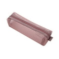 thumbnail image 1 of Djunllk Pencil Pouch - Cylindric Minimalist Mesh Zipper Pouch Lightweight Portable Small Pencil Bag for Travel Office Stationary Organization, 1 of 2