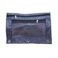 thumbnail image 1 of Djunllk Pencil Pouch - Large Capacity Oxford Cloth Binder Zipper Pouch Double Layers Pencil Bag with 3 Grommets for Travel Storage Office Supplies Storage, 1 of 3