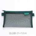 thumbnail image 1 of Djunllk Pencil Pouch - Minimalist Mesh Zipper Pouch Colorful Lightweight Portable Small Pencil Bag for Travel Office Stationary Organization, 1 of 1