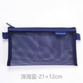 thumbnail image 1 of Djunllk Pencil Pouch - Minimalist Mesh Zipper Pouch Colorful Lightweight Portable Small Pencil Bag for Travel Office Stationary Organization, 1 of 2