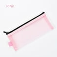 thumbnail image 1 of Djunllk Pencil Pouch - Minimalist Mesh Zipper Pouch Lightweight Portable Small Pencil Bag for Travel Office Stationary Organization, 1 of 3