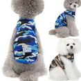 thumbnail image 1 of kladzum Pet Dog T Shirt Small Dogs Clothes Dog Tshirt, Fashion Pet Spring and Summer Camouflage Print Patchwork Costumes Pet Vests, Puppy Shirts Dog Vests Apparel, 1 of 4