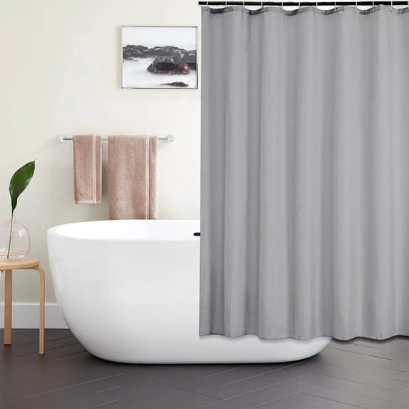 Djunllk Shower Curtain Liner 71 x 31 in Thickened Waterproof Shower Curtains for Bathroom Minimalist Bathroom Accessories with Grommets