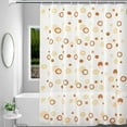 thumbnail image 1 of Djunllk Shower Curtain Liner 71 x 47 in PEVA Waterproof Shower Curtains for Bathroom Premium Bathroom Accessories with 8 Hooks, 1 of 6
