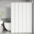 thumbnail image 1 of Djunllk Shower Curtain Liner 71 x 47 in PEVA Waterproof Shower Curtains for Bathroom Premium Bathroom Accessories with 9 Hooks, 1 of 9