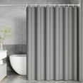 thumbnail image 1 of Djunllk Shower Curtain Liner 71 x 47 in PEVA Waterproof Shower Curtains for Bathroom Premium Bathroom Accessories with 9 Hooks, 1 of 9
