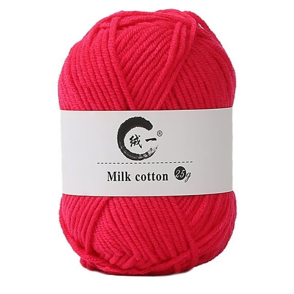 Djunllk Soft Cotton Yarn for Crocheting, 1oz/30g Premium Crochet Yarn & Knitting Yarn for DIY Crafts, Clothes, Handmade Toys, Home Decor Kids Toys, Machine Wash Bulk Yarn Gifts for Women
