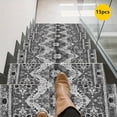 thumbnail image 1 of Djunllk Stair Treads 15 Pcs - Self-Adhesive Non Slip Carpet Stair Treads for Wooden Steps, Dirt & Wear Resistant, Stair Runner for Kids Pets Elderly, 1 of 8