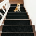 thumbnail image 1 of Djunllk Stair Treads - Non Slip Carpet Stair Treads for Wooden Steps, Self-Adhesive Dirt & Wear Resistant, Striped Stair Runner for Kids Pets Elderly, 27 x 10 inch, 1 of 6