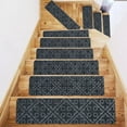thumbnail image 1 of Djunllk Stair Treads - Non Slip Carpet Stair Treads for Wooden Steps, Self-Adhesive Cuttable Stair Runner for Kids Pets Elderly, 29 x 7 inch, 1 of 6