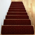 thumbnail image 1 of Djunllk Stair Treads - Non Slip Carpet Stair Treads for Wooden Steps, Self-Adhesive Stair Runner for Kids Pets Elderly, 29 x 7 inch, 1 of 7