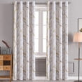 thumbnail image 1 of Djunllk Thermal Insulated Blackout Curtains for Bedroom Living Room Solid Light Blocking Drapes Kitchen Curtains, 1 Panels, 84" Long x 52" Wide Yellow, 1 of 6