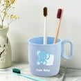 thumbnail image 1 of Djunllk Toothbrush Cup - Household Small Bathroom Cups Plastic Toothbrush Holder 301ml, 1 of 6