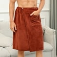 thumbnail image 1 of Djunllk Wearable Bath Towels for Men - Soft and Absorbent Bath Towels with Pockets, Lower Body Coverage, 55 x 28 inch, 1 of 6