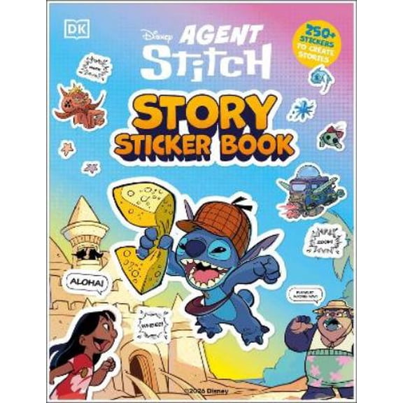 Dk Disney Stitch Story Sticker Book (Paperback)