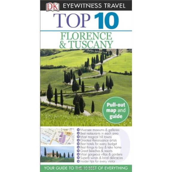 Pre-Owned Dk Eyewitness Top 10 Florence & Tuscany (Dk Eyewitness Top 10 Travel Guides) (Paperback) 0756696321 9780756696320
