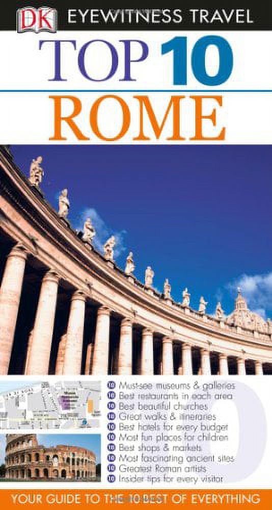 Pre-Owned Top 10 Rome [With Pull-Out Map] (Paperback) 0756696585 ...