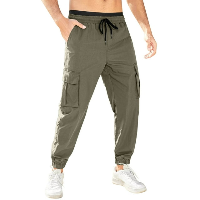 Dkainn Mens Pants Cargo Pants for Men Men's Quick Drying Swimming