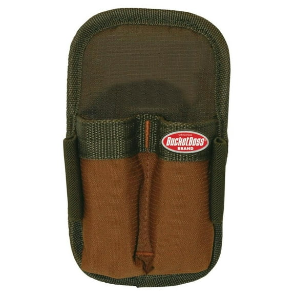 Bucket Boss Tool Pouch, Tool Sheath, Green, Polyester, 2 Pockets 54180
